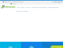 Tablet Screenshot of ninimovers.com